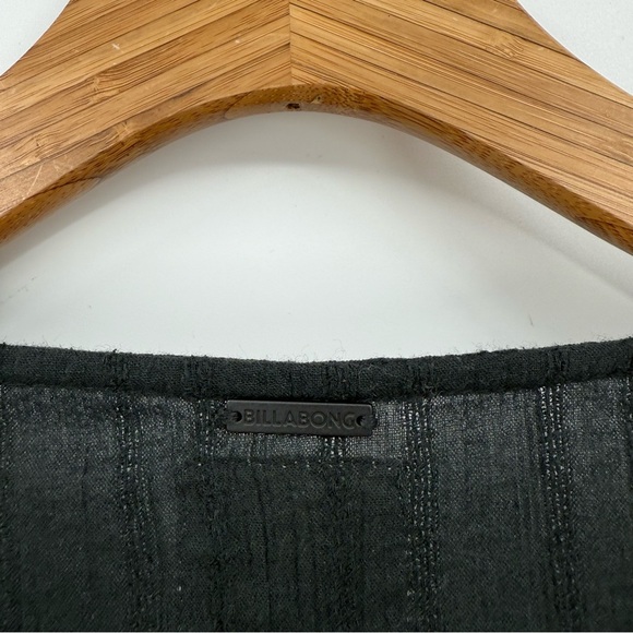 Billabong Lace-up Blue Skies Swim Beach Cover Up in Black Size M - Picture 14 of 14